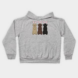 Labrador Bunnies Kids Hoodie